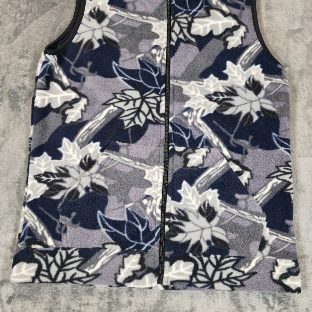 Camo Camouflage Fleece Vest Woman's Size 12 - Picture 3 of 5